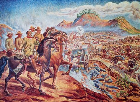 La Batalla de Zacatecas; una victoria decisiva para la Revolución Mexicana contra las fuerzas constitucionalistas de Victoriano Huerta